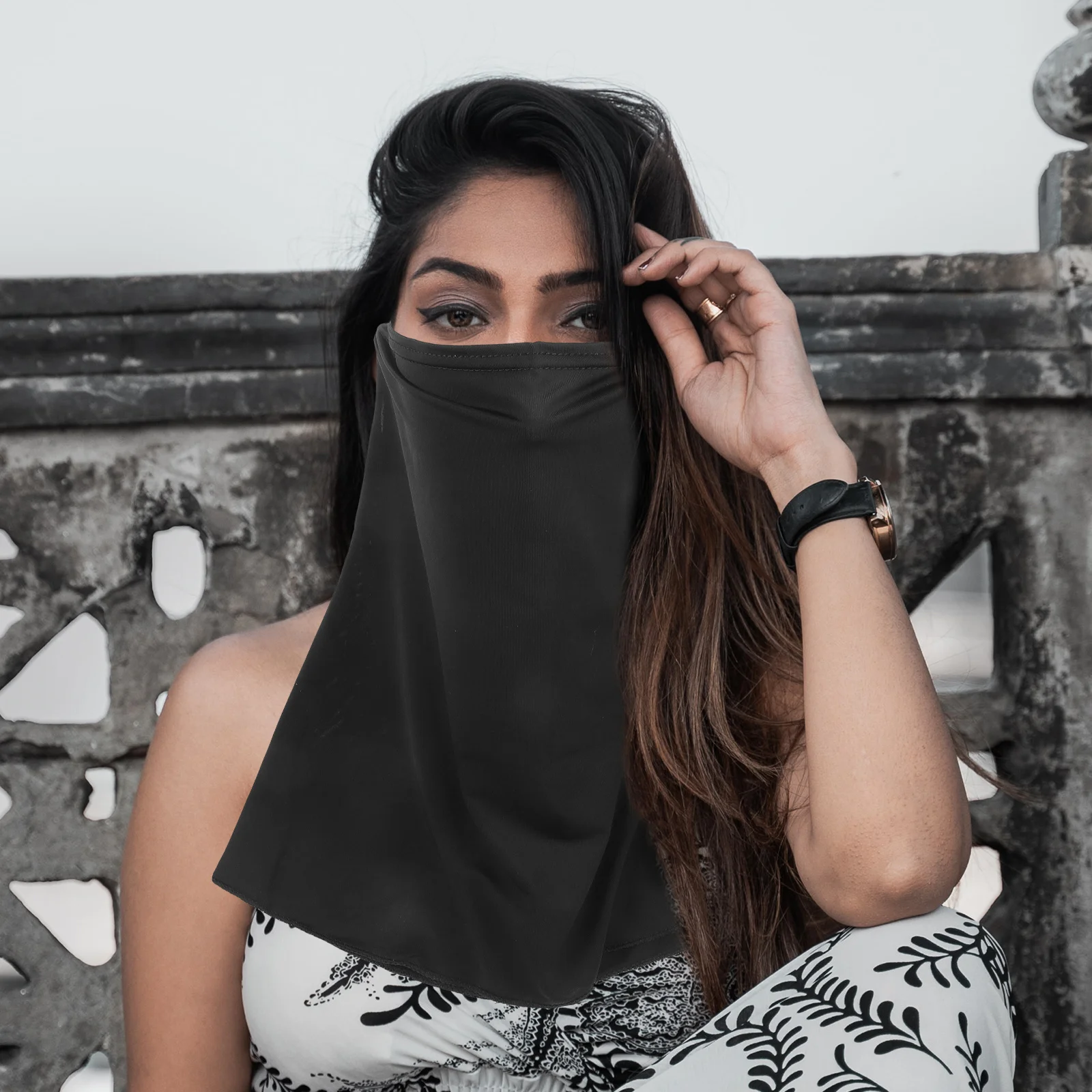 Breathable Sun Protection Face Mask Outdoor Summer Neck Gaiter Hiking Fishing Protective Cover Sun Protection Face Mask