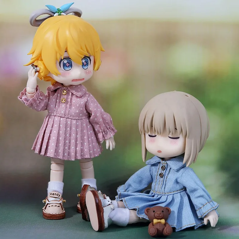 Ob11 traje de una pieza para bebé, figura de arcilla GSC 1/12 BJD, traje para gatear, body9, ropa Ymy, conjunto de ropa P9 de manga larga