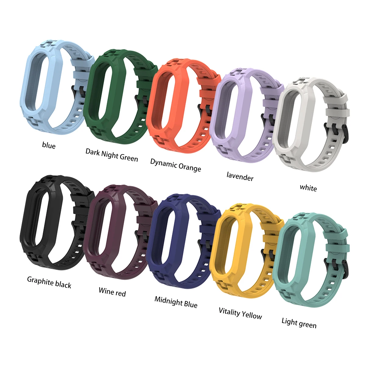 ل Mi Band 8 حزام ل Xiaomi Mi Band 8 حزام المعصم Correa ساعة استبدال لينة TPU سيليكون Miband 8 سوار