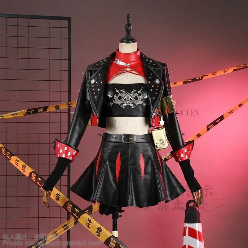 Disfraz de Anime Zenless Zone Zero Burnice Whita para mujer, traje de juego, uniforme encantador, Cosplay, fiesta de Halloween, juego de rol, pelucas