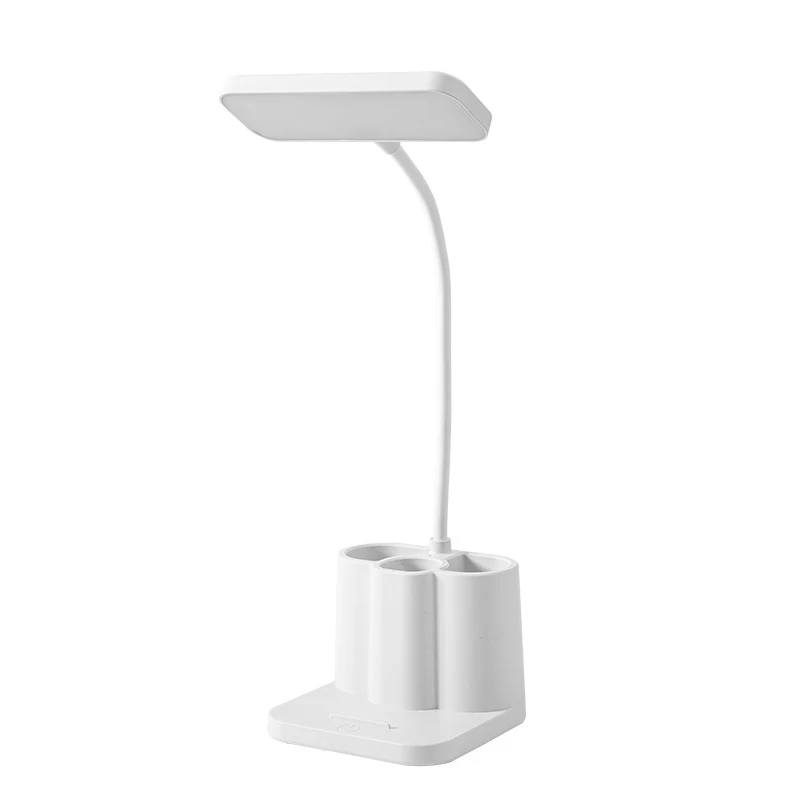 

USB Rechargeable LED Table Desk Lamp Eye Protection Study Dormitory Writing Reading Bedroom Bedside Stepless Dimming Lamp