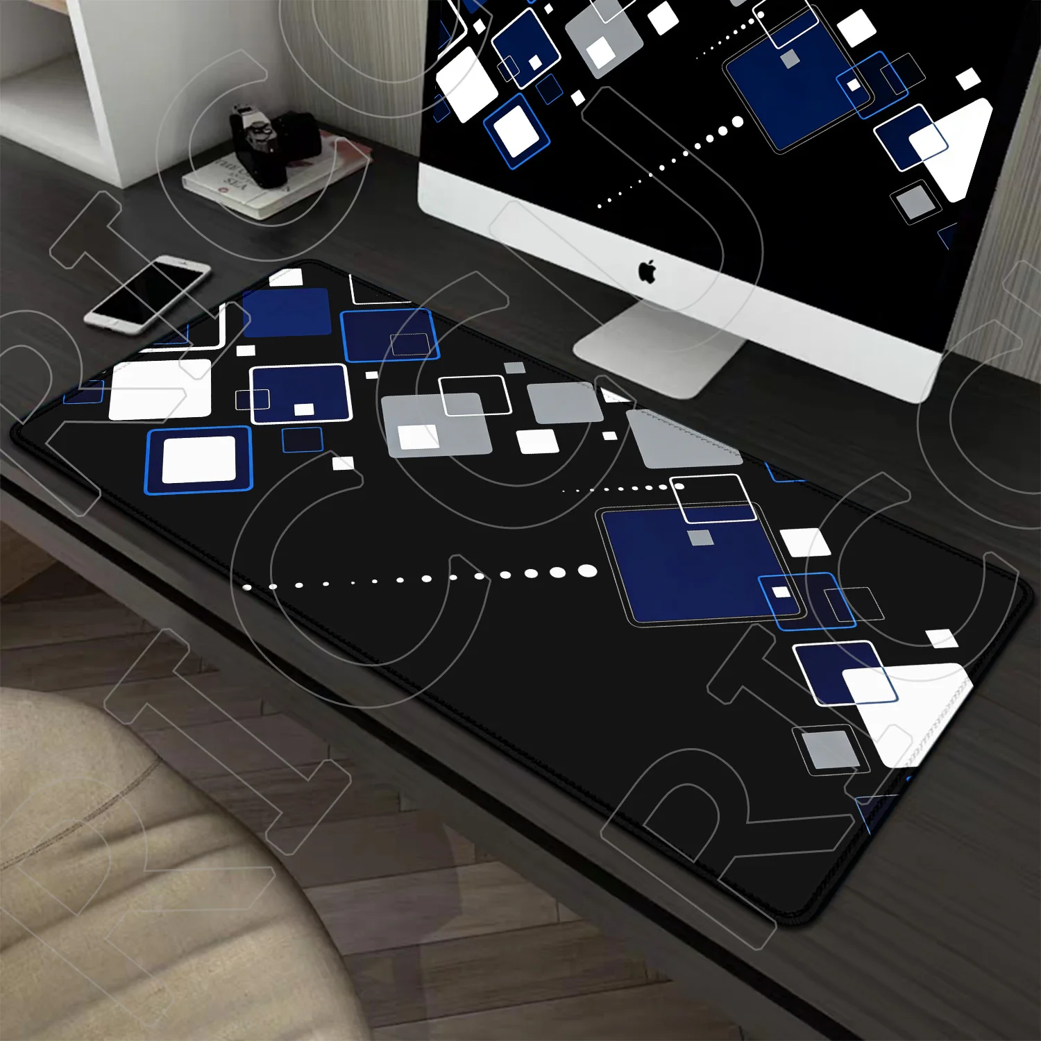 

Colorful Geometric HD Mouse Pad Gamer New Large 40x90cm Mousepad XXL Playmat Office Carpet Non-Slip Computer Table Desk Mat Pads