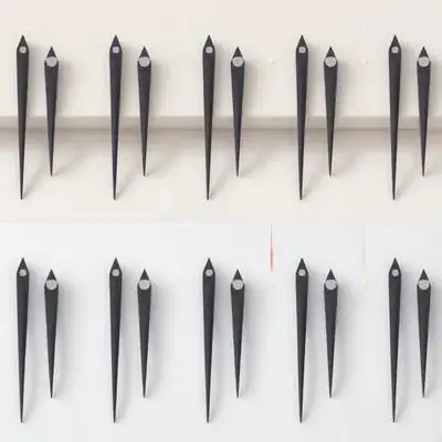 10Sets Clock Hands Aluminum Alloy Precision Clock Pointers for Wall Clocks Craft Projects Stitch Frames Quartz Movements