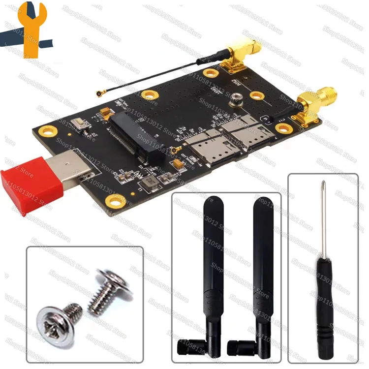 M.2 Key B to USB 3.0 Adapter Board Dual NANO SIM Card Slot 3G 4G 5G Module Test Card