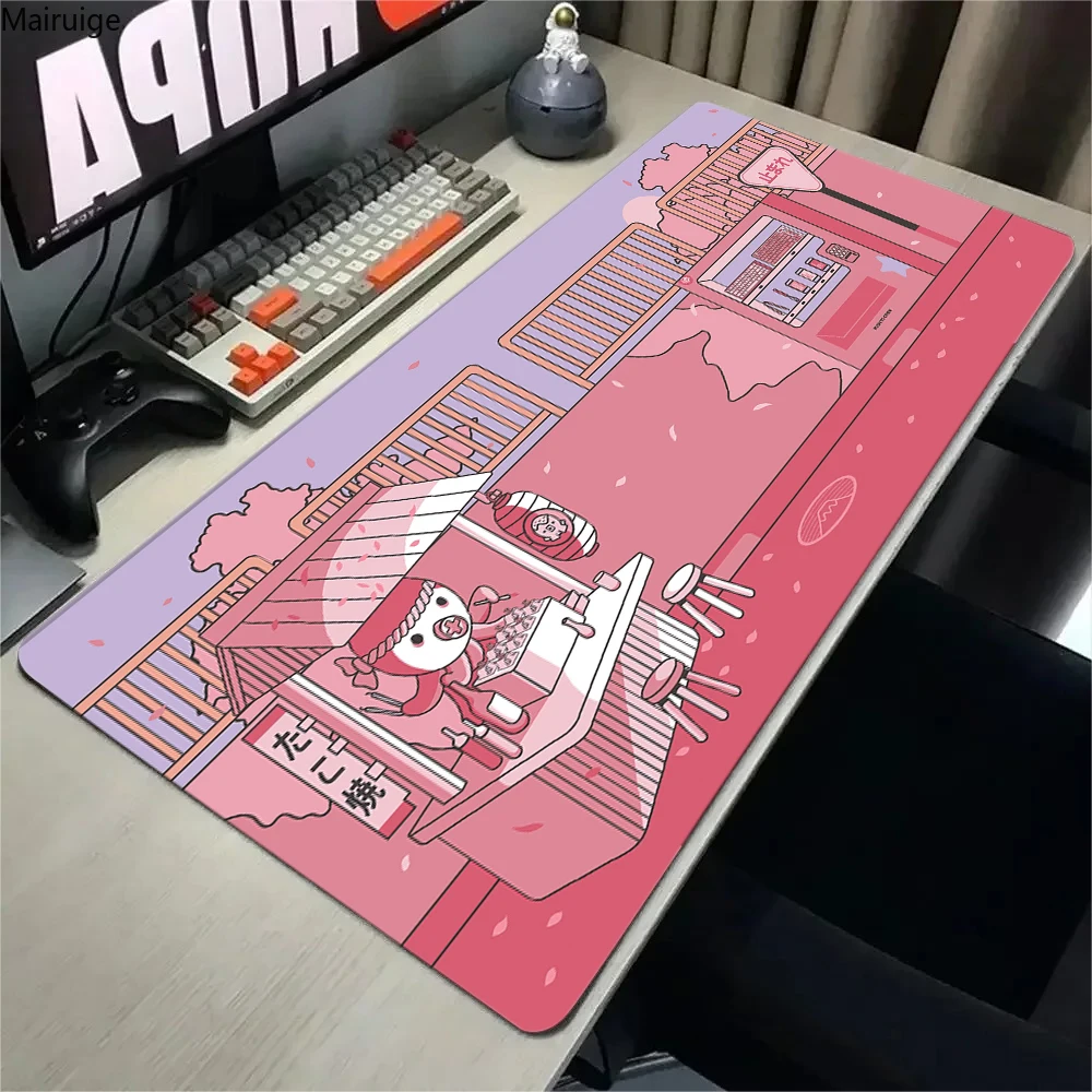 Japanese Street Mouse Pad Gamer DeskMat Large XXL Computer Gaming Peripheral Accessories Simplicity MousePad Mat for Csgo