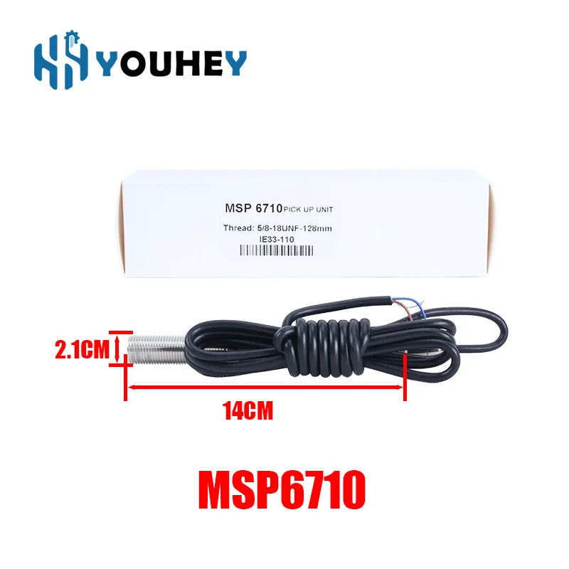 MSP6729 MSP6710 MSP6714 MSP6715 MSP6719 MSP6720 MSP6721 MSP6723 MSP6724 MSP6730 MSP6731 Magnetic Pickup Speed Sensor for Cummins