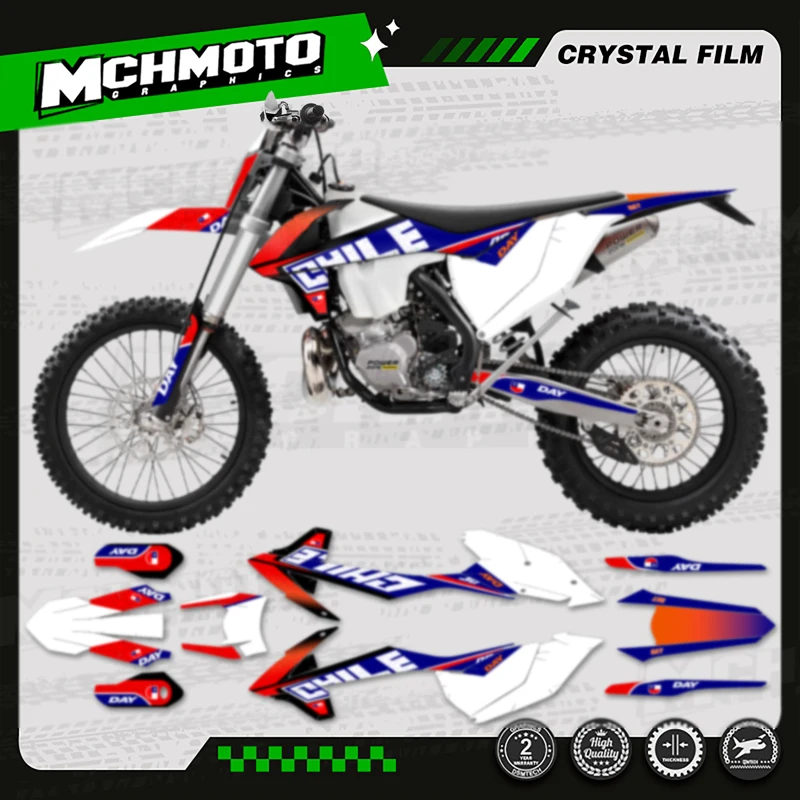 MCHMFG Full Graphics Decal Stickers For KTM SX SXF 2016 2017 2018 EXC EXC-F 2017 2018 2019 125 250 300 350 450 -003