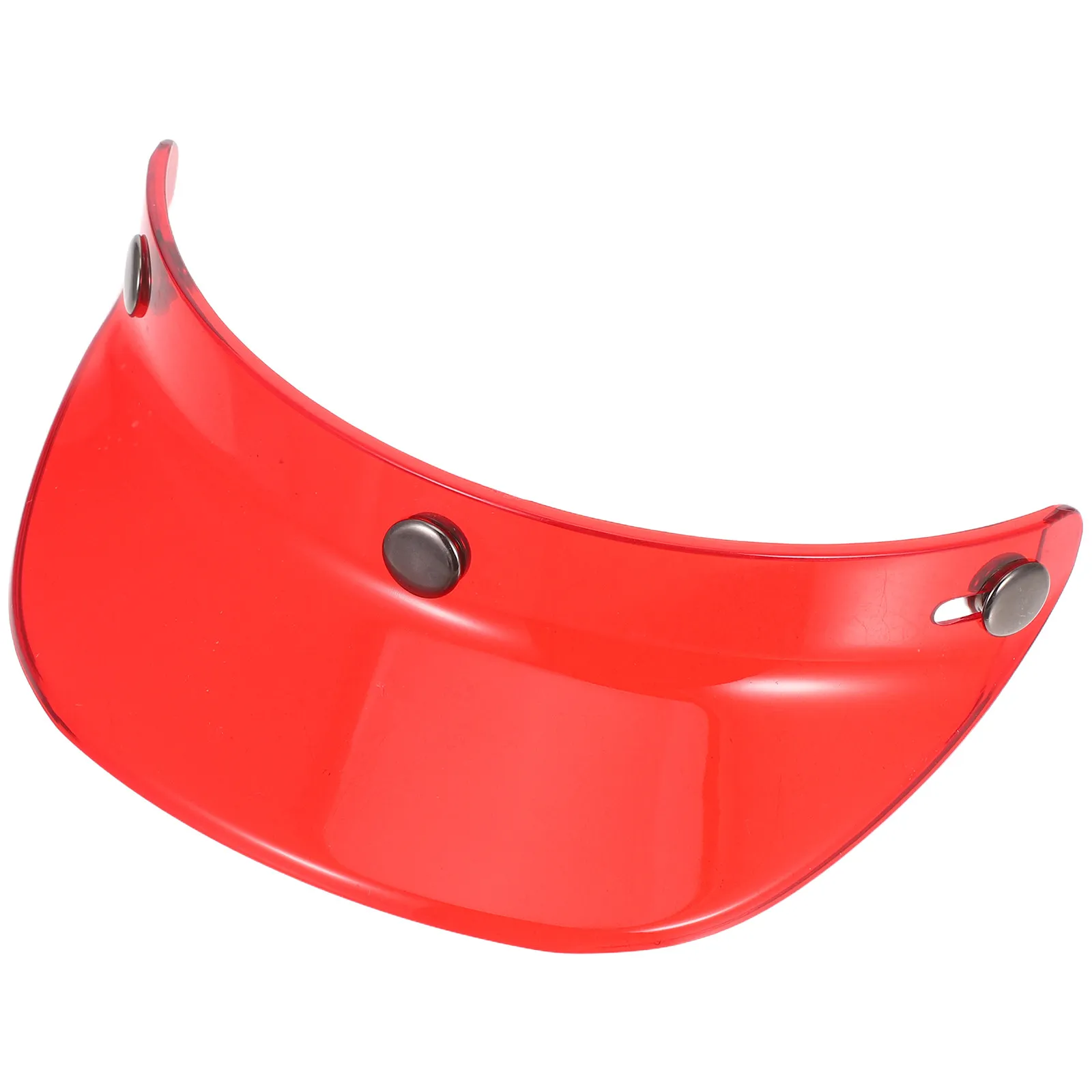 

Retro Motorcycle Visor Replacement with 3-Snap Secure Fit Sun Shield Uv Protection Lightweight Peak for Motorbike Cycling