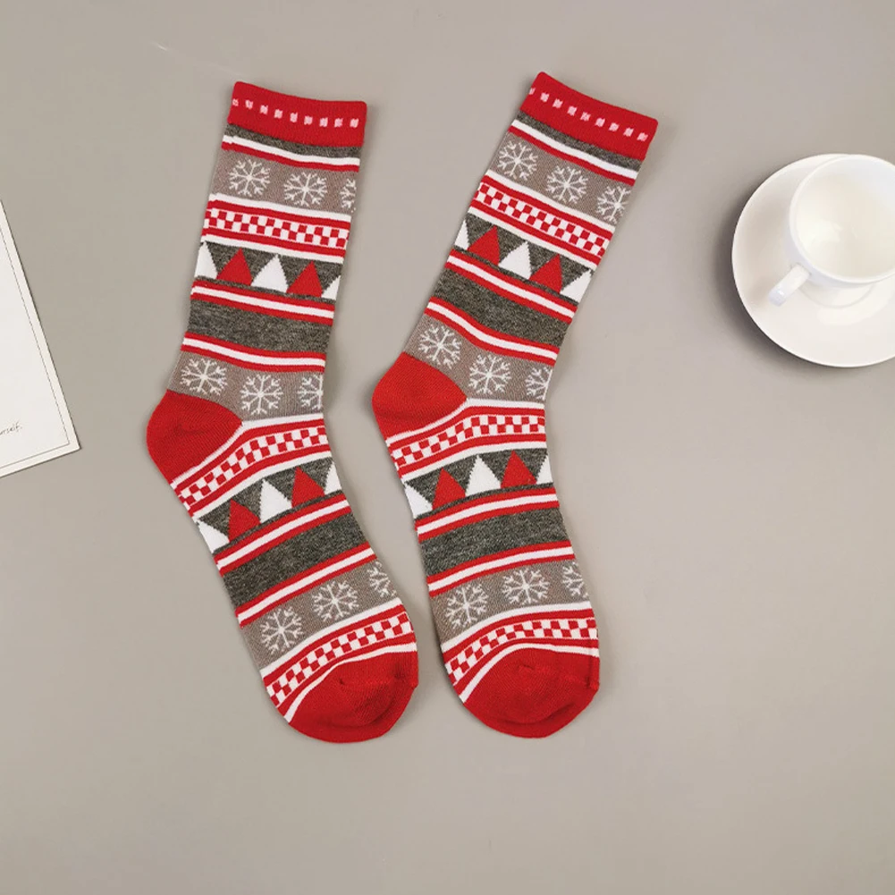 Christmas Style Socks For Men Women Breathable Comfotable Floor Sockings For Daily Wear