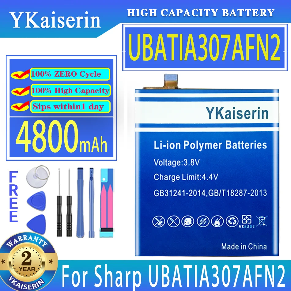 

YKaiserin Battery 4800mAh for Sharp UBATIA307AFN2