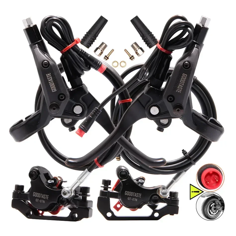 GT07N E-Bike MTB Scooter Split Long 2100 Oil Pipe Adjustable Right Disc Cut Power Off Brake Xod Bafang Parts