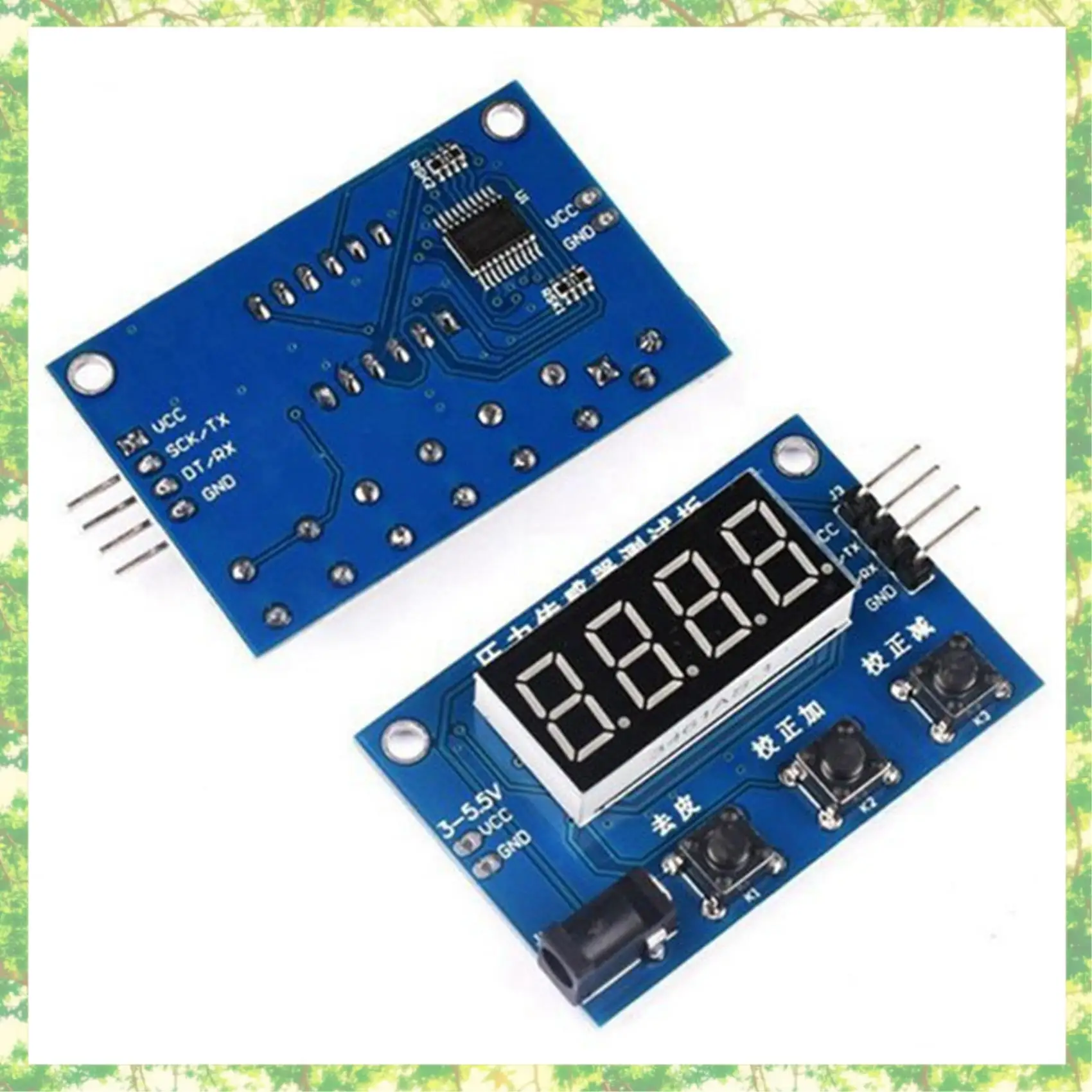 Smart-2X HX711 مستشعر ضغط وزن خلية الحمل وحدة إعلانية بمقياس إلكتروني