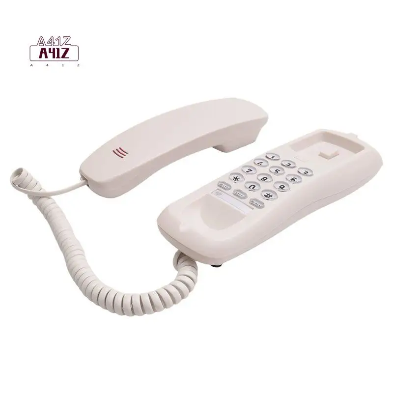 A41Z-Wall Phone, Wired Phone, Landline Phone, Home Phone, Small Extension, Small Hang-Up Extension, Hotel Home Office