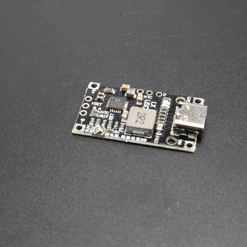 Type-C USB 2S/3S BMS 15W 8.4V 12.6V 1.5A リチウム電池充電ブーストモジュール、バランスサポート付き急速充電、インジケーター付き