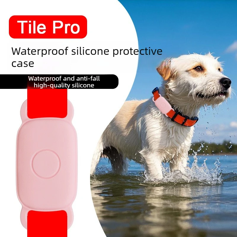 

Rugged Silicone Protector For 2024 Tile Pro – Full-Body Waterproof Pet Collar Compatible Tracker Shield