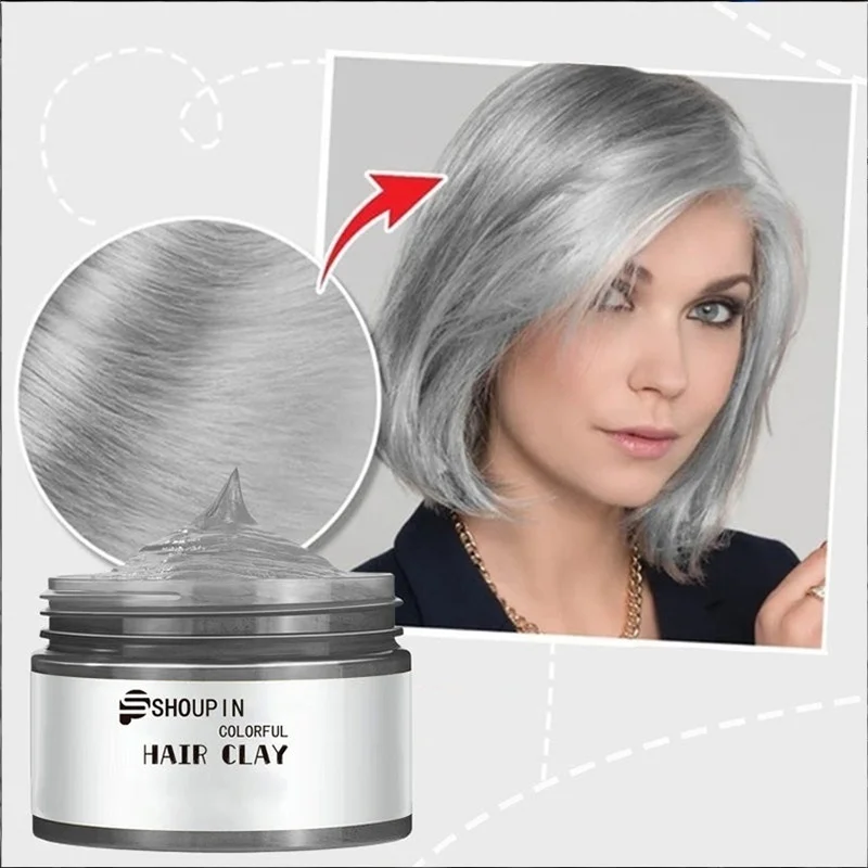 

Hair Color Wax Dye Color Cream [Stylish Dye] Long Lasting Volume Clay Wax Disposable Dye Self
