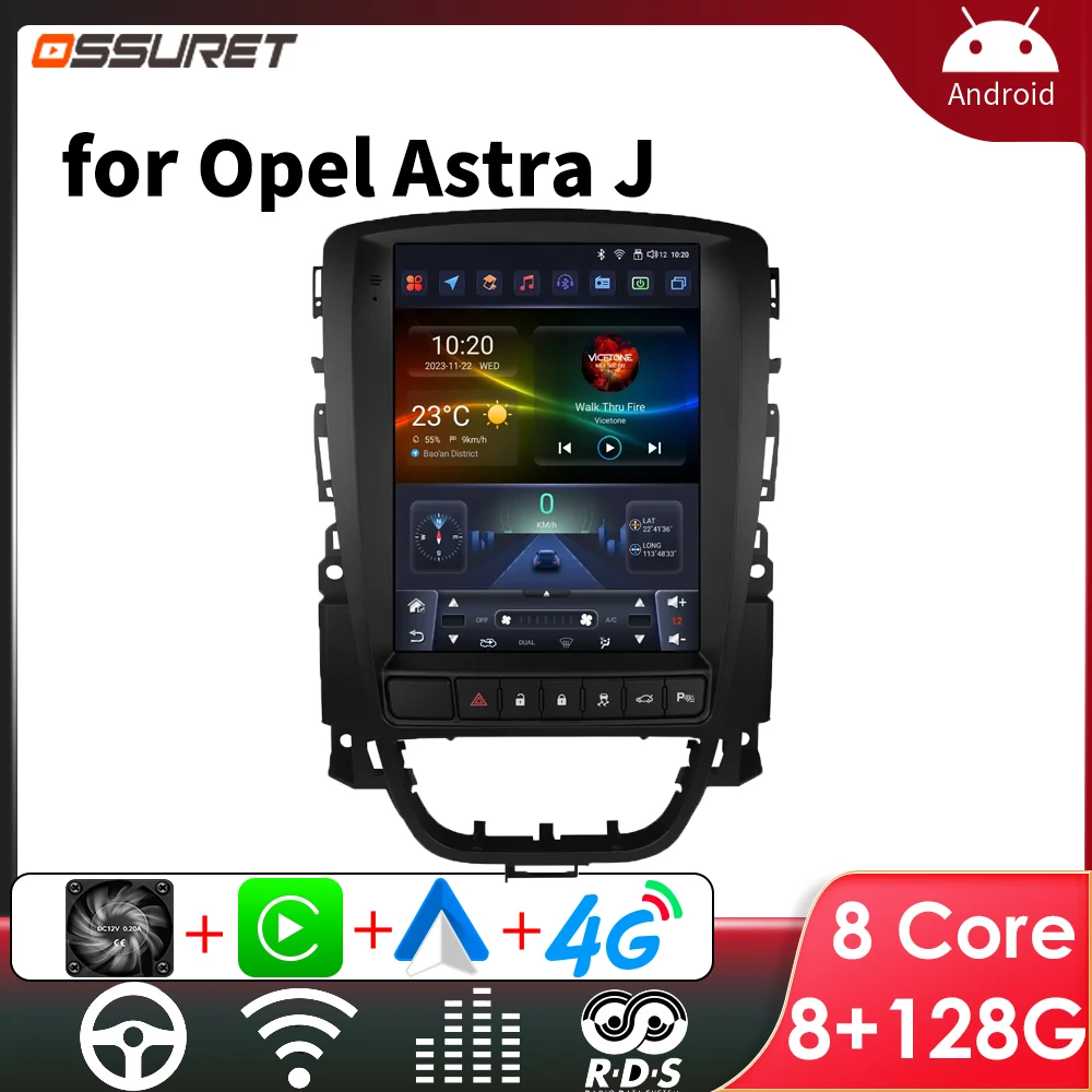 

Android Car Radio Multimedia for Opel Astra J Buick Verano 2009 -2015 Auto Wireless Carplay Player 2din Headunit Vertical Screen