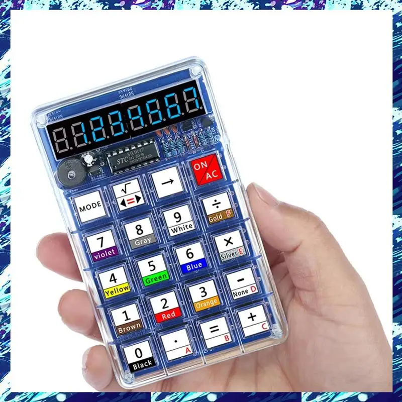 CEA DIY Calculators Kits DIY Parts Welding Practice Homemad DIY Soldering Projects Blue