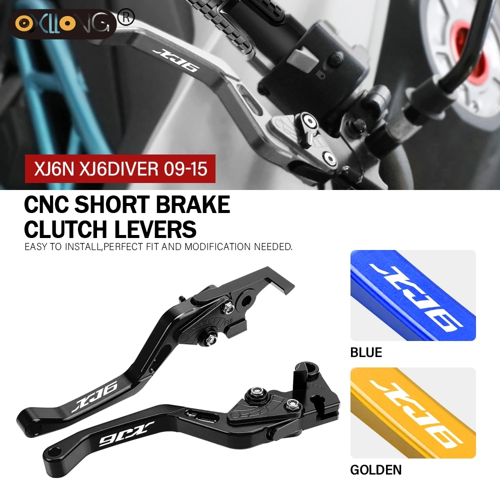 

CNC Motorcycle Short Brake Clutch Levers Accessories Parts For YAMAHA XJ6N/ XJ6 DIVERSION 2009 2010 2011 2012 2013 2014 2015