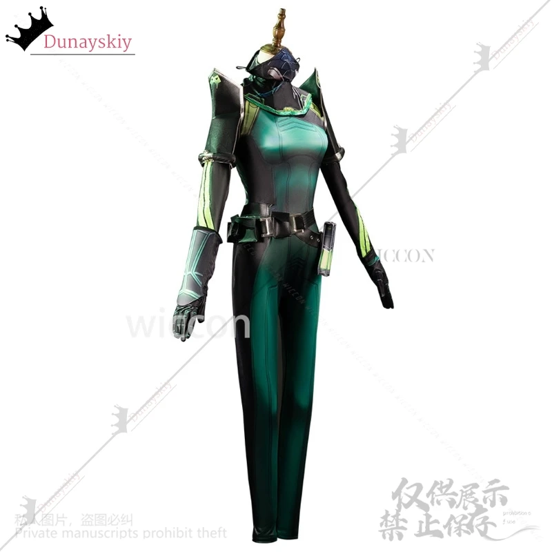 Viper-Cosplay de Anime, mono de serpiente VALORANT, pelucas de uniforme sexys para Halloween, fiesta de Navidad, juego de rol personalizado para niñas y mujeres