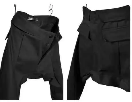 27-46 2025 Men\'s Clothing GD Hair Stylist Fashion Street Draping Casual Harem Pants Plus Size Costumes