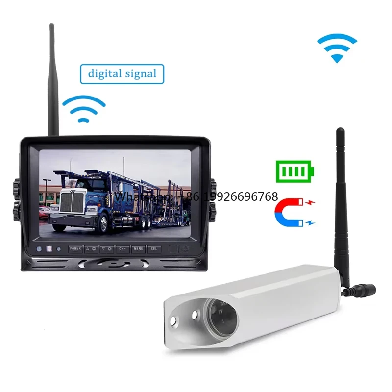 

1080P HD Wireless Forklift Rear View Waterproof IP68 camer with Monior Magnetic camer for Forklift factory