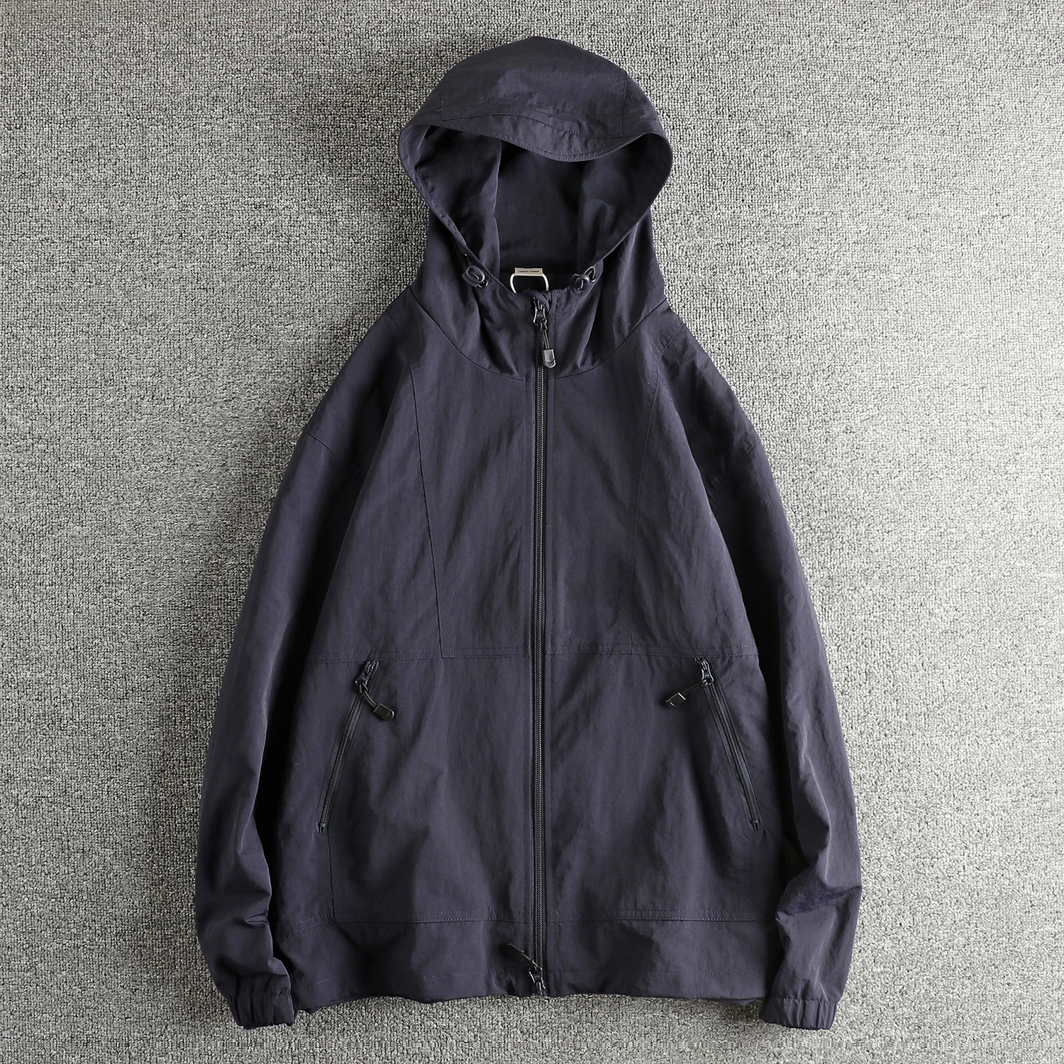 เสื้อโค้ทกันลมแบบมีฮู้ดสำหรับผ - Vintage Windbreaker Nylon บทวิจารณ์และราคา