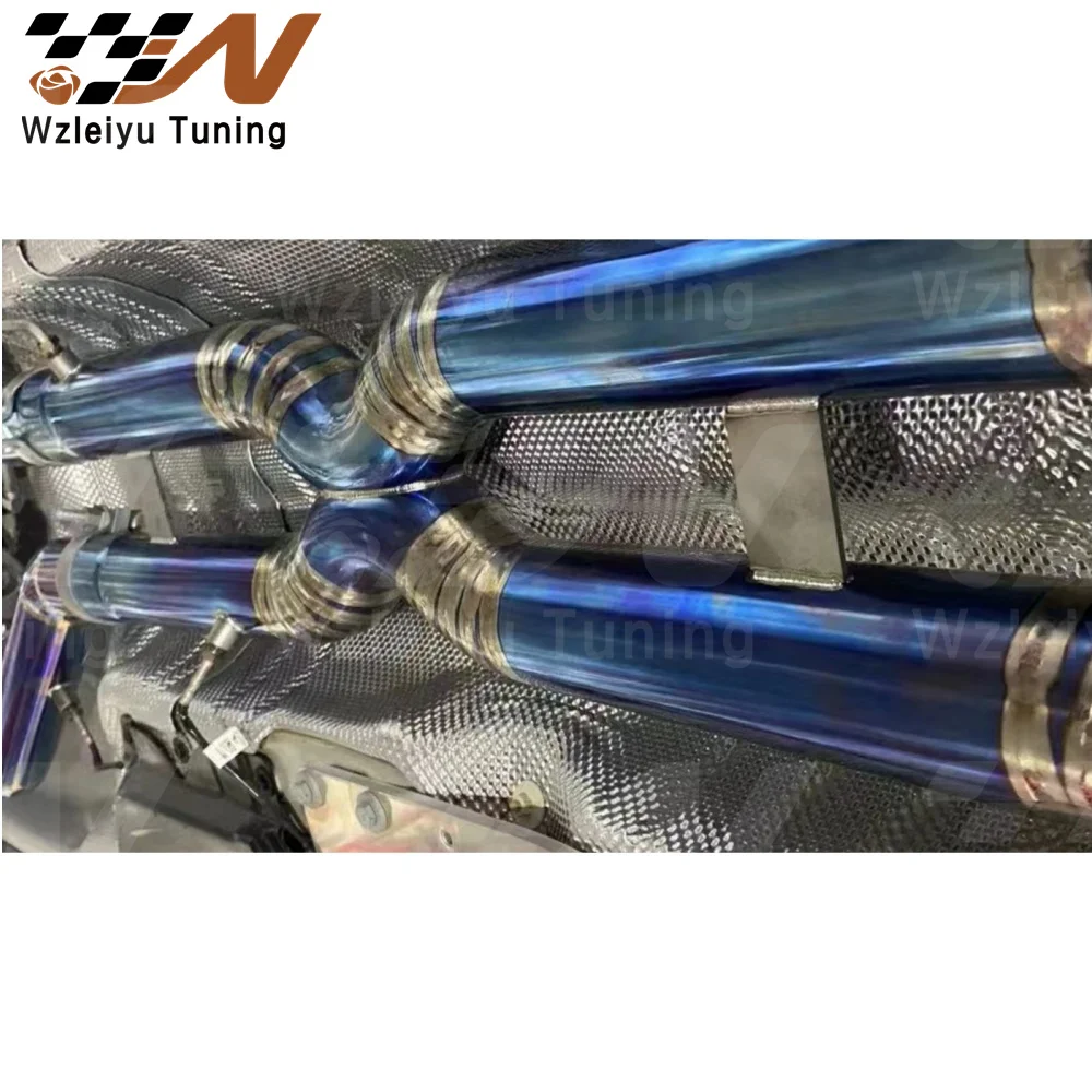 Superior Quality Titanium Single Midpipe Exhaust Pipe for BMW G80 G82 M3 M4 Factory Wholesale