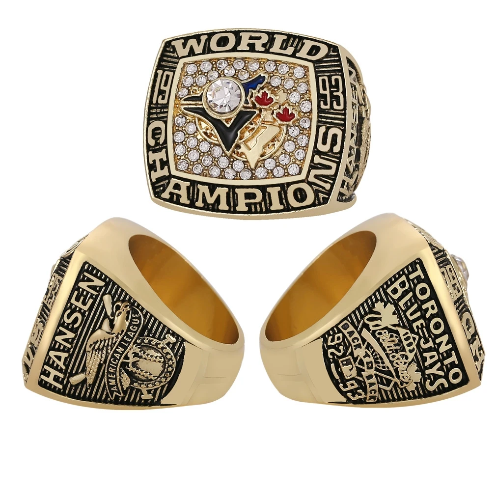New 1992 Championship Style Ring accessories Stainless Steel Alloy baseball Fan Collectible Jewelry fans gift 2025