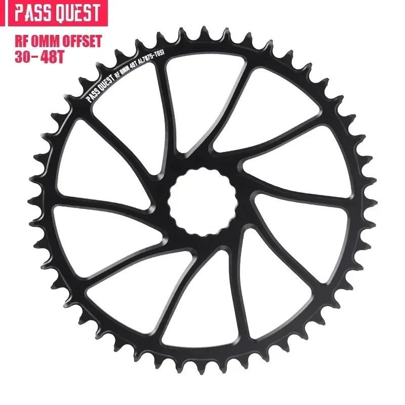 PASS QUEST RACEFACE 0mm Offset Crank Special Positive Negative Width Narrow Tooth Sprocket Mountain Bike Sprocket Race