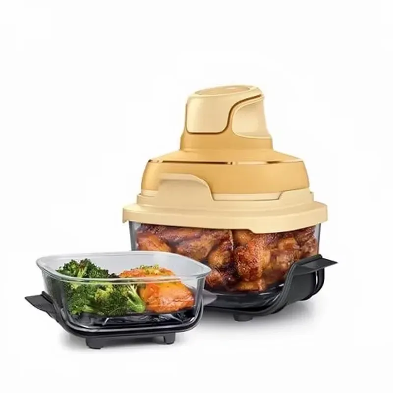 Commercial Electric Glass Air Fryer Oven Digital Control 12L 20L Large Capacity for Restaurant Home Kitchen