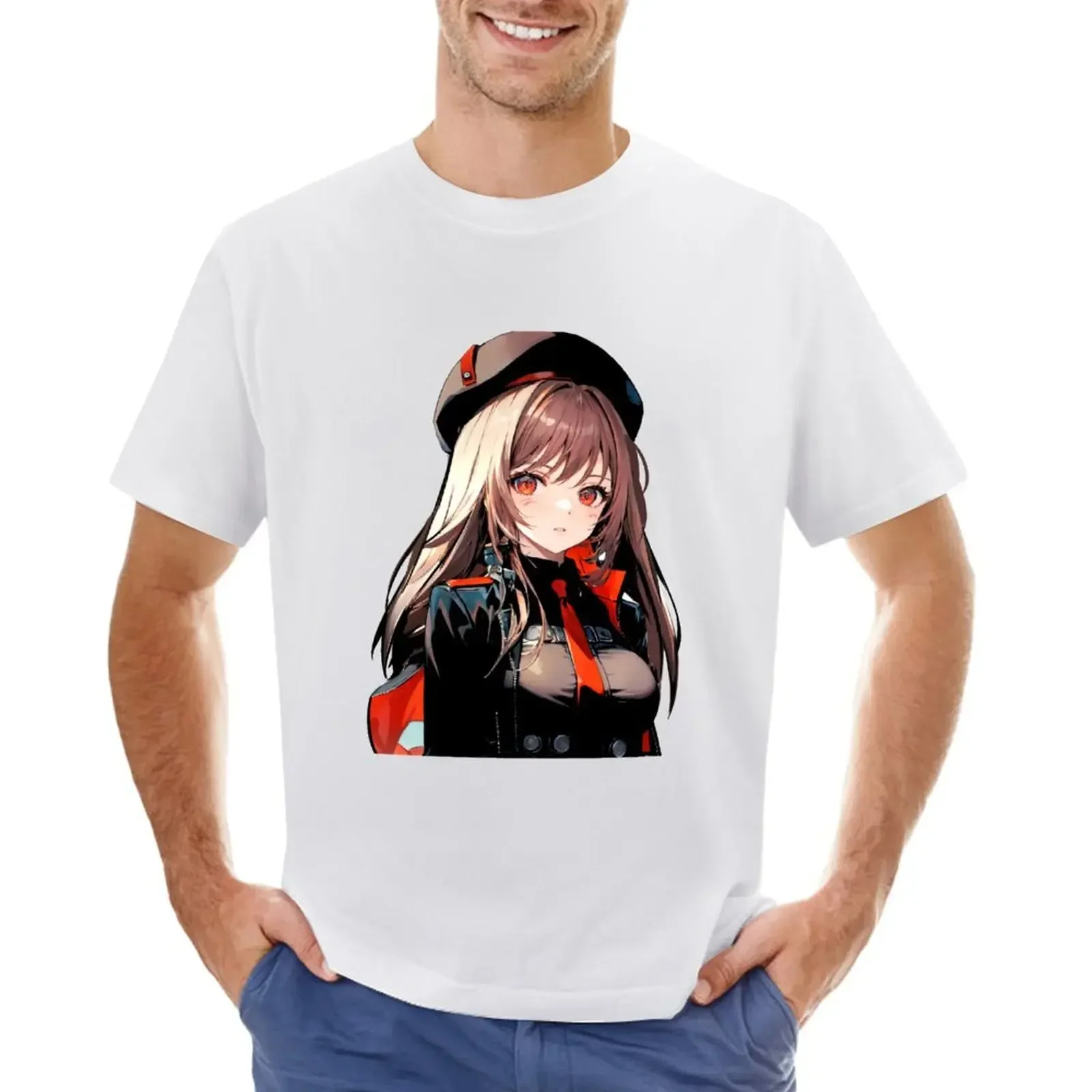 

Наклейка Rapi Nikke с изображением богини победы, наклейки Nikke, наклейки Rapi waifu 2023, футболка с изображением баскетбола, Мужская футболка