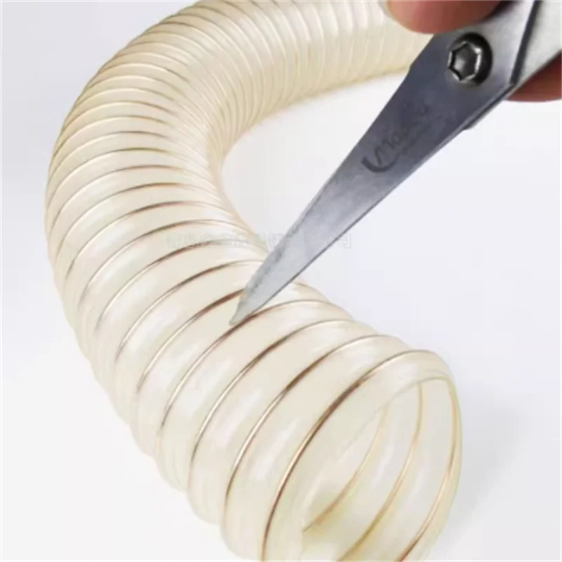 Cutting Saw Pushing Table Saw Vacuum Cleaner Steel Wire Tube INNER DIAMETER 50MM 60MM 70MM 80MM 100MM 150MM 160MM Woodworking