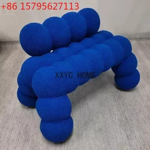 

Дизайнерское кресло-пуф в скандинавском стиле, креативное, изогнутое, для отдыха, для гостиной, простое кресло-пуф, мебель