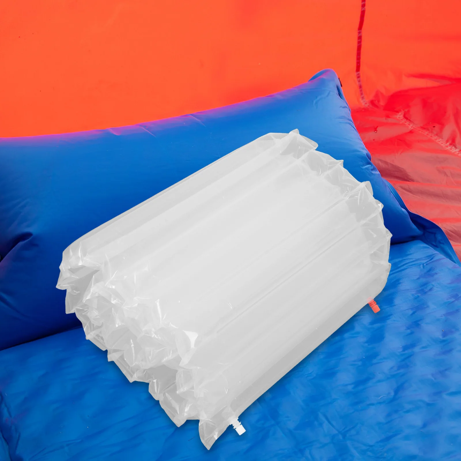 مرتبة تخييم قابلة للنفخ في الهواء الطلق، وسادة نوم هوائية خفيفة الوزن محمولة للمشي لمسافات طويلة وحقيبة الظهر ومغامرات السفر