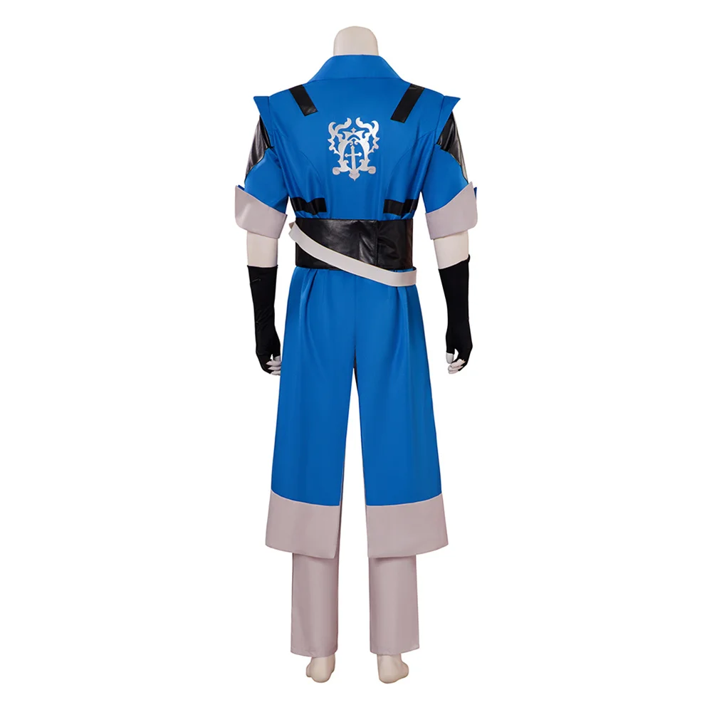 Spel Richter Belmont Cosplay Kostuum Nocturne Uniform Broek Riem Voor Volwassen Mannen Halloween Outfits