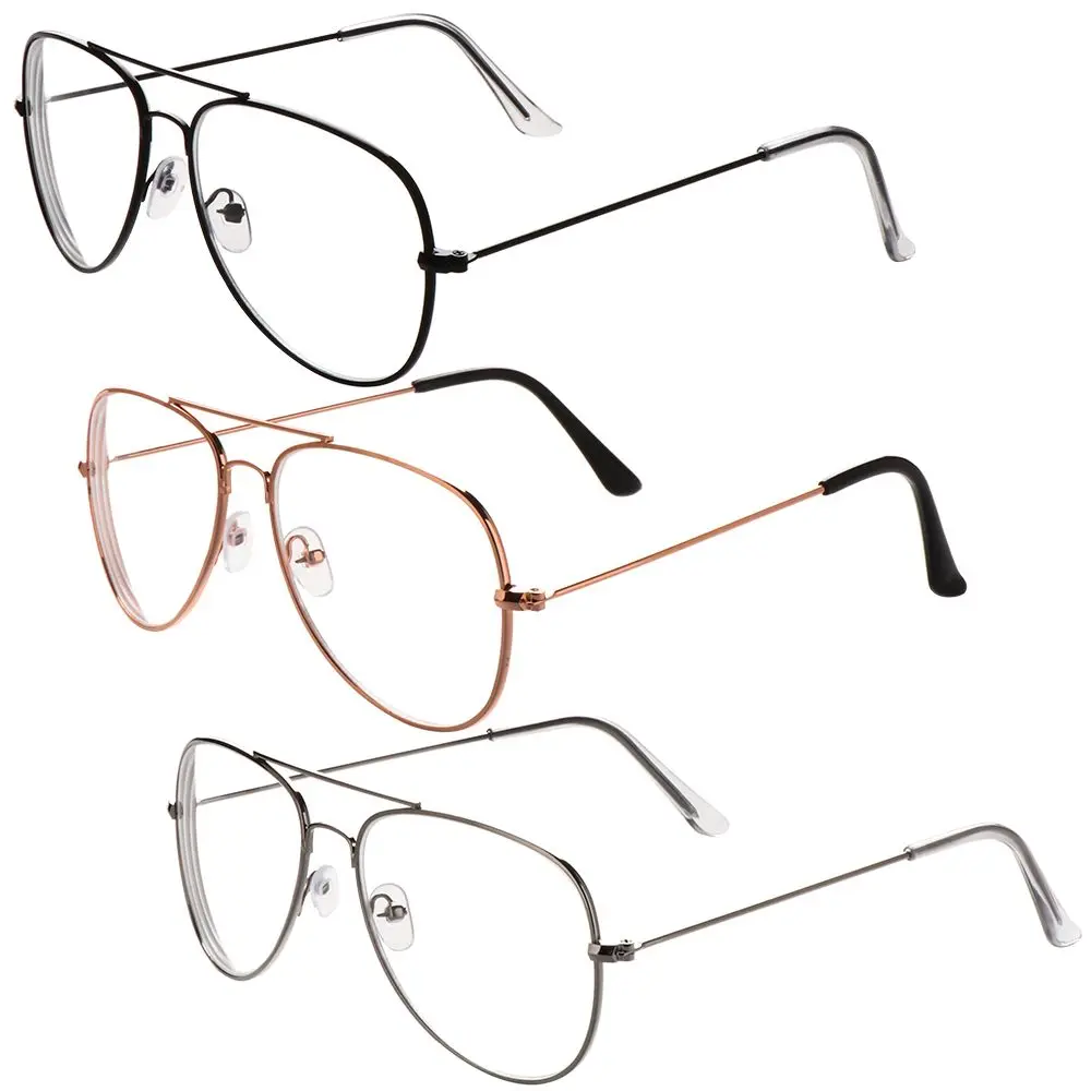 1pc Fashion Classic Metal Vintage Oversized Myopia Glasses Women Men Ultra Light Resin Glasses Vision Care -100~-500 Diopter