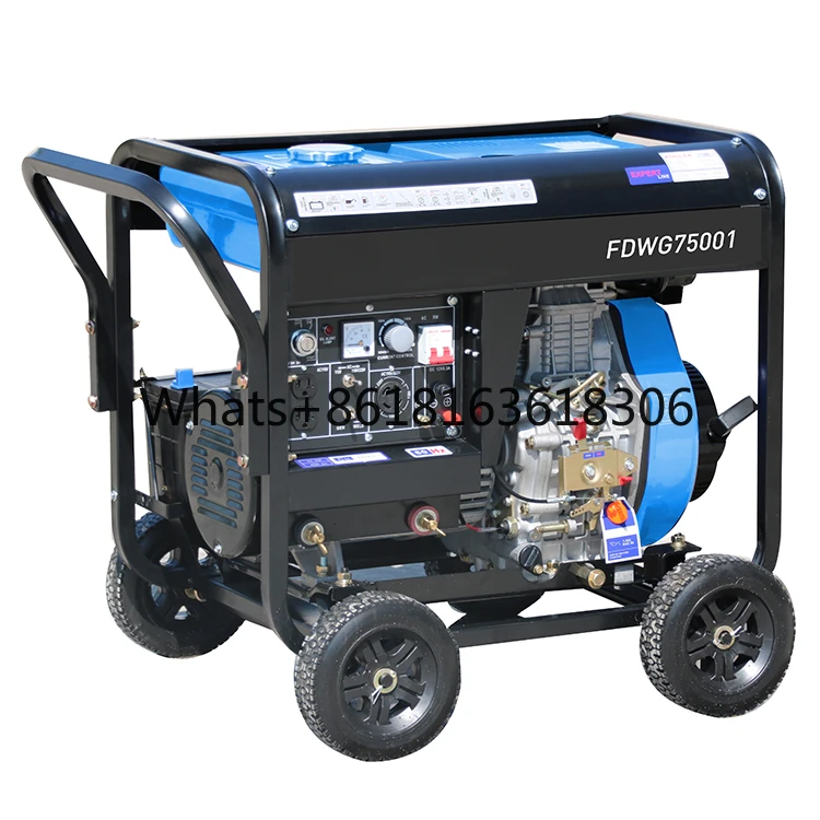 

Single-Cylinder 4 Stroke Air Cooled Engine 3000Rpm Portable 2 In 1 Generator Welder