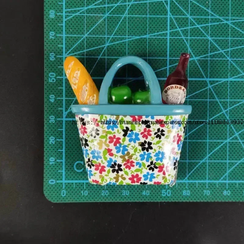 3D Simulated Food Bread Bag Refrigerator Sticker Creative Commemorative Magnet Home Decoration Accessories