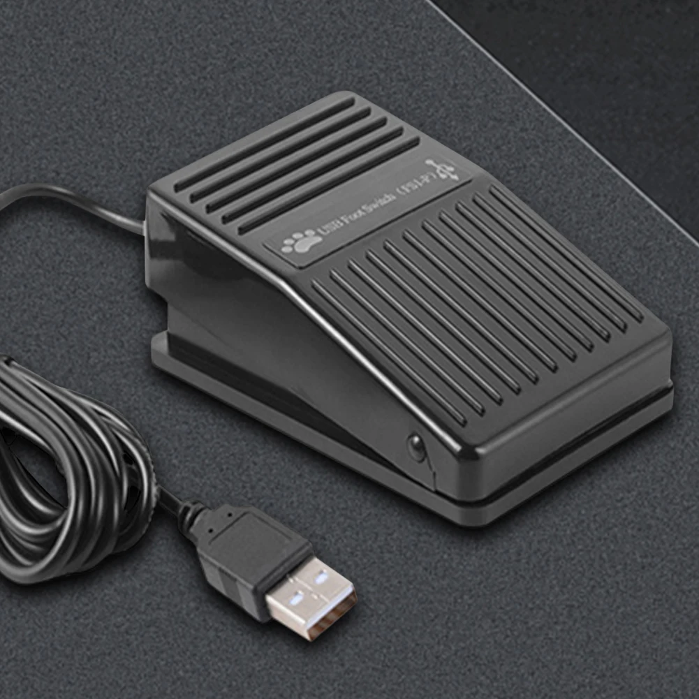 PC USB Foot Switch Keyboard Pedal Game Control Action HID USB Foot Pedal Control Switch PC Game Pad for PC Computer Games