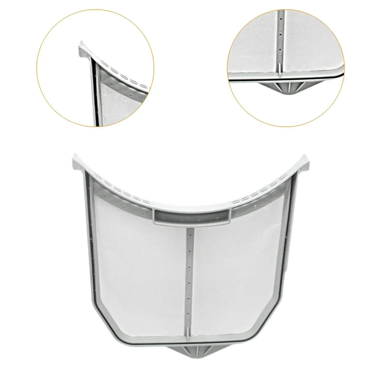 Maille d'assemblage d'installation facile de remplacement d'écran de filtre à peluches de sèche-linge W11758174