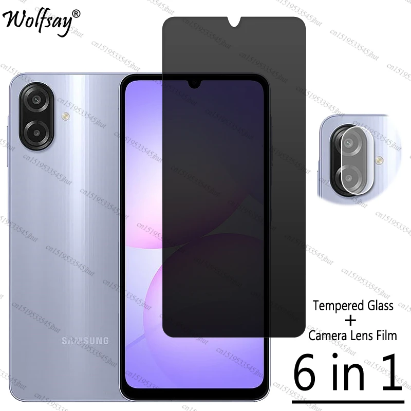 Privacy Screen Protector For Samsung Galaxy M07 Anti-Spy Tempered Glass Samsung M07 Camera Glass For Samsung M07 Glass 6.7 inch