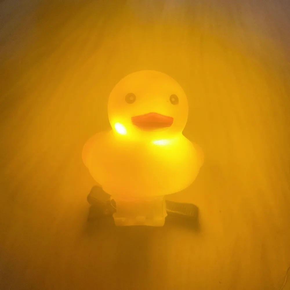 Headwear Little Yellow Duck Glowing Duck Hair Clip Bowknot Cute Hairpin Kawaii Cartoon 3D Duckbill Clip Children