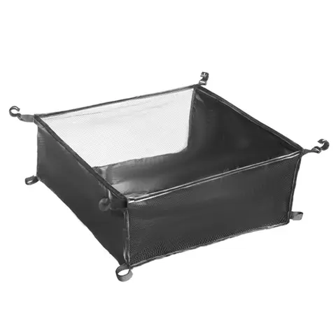 1pc 야외 접는 그물 가방 캠핑 테이블 랙 가방에 대 한 폴리 에스터 메쉬 바구니 주최자 테이블 스토리지 가방 아래 그물 가방