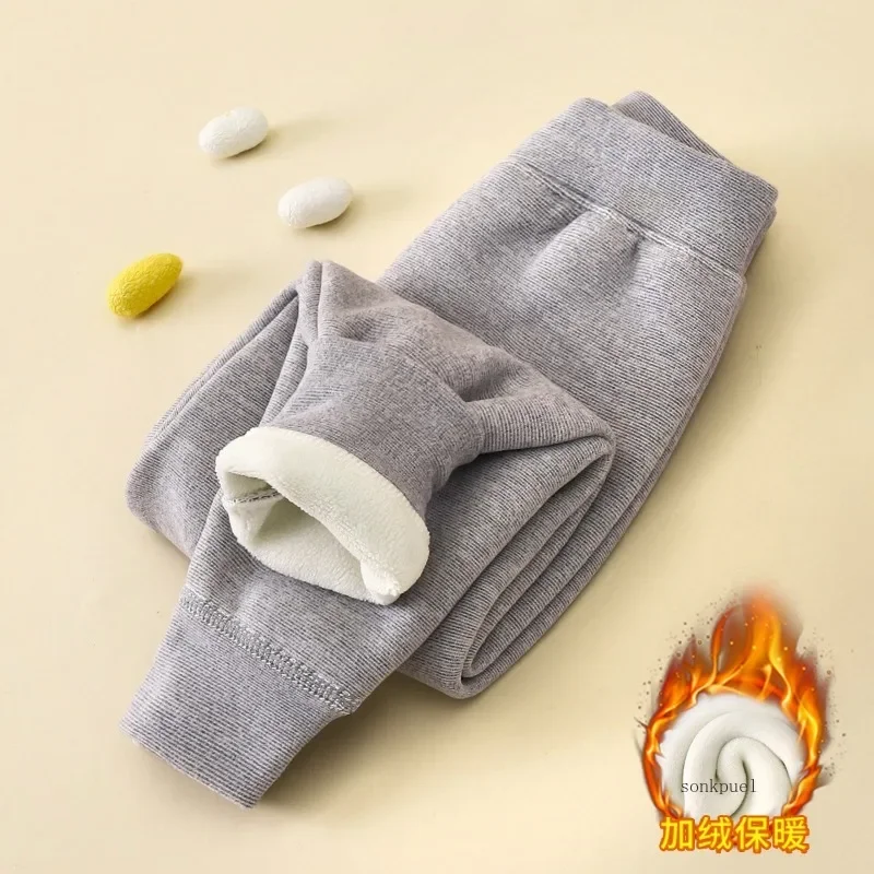 Children's Pant for Boys Girls Baby Trousers Autumn and Winter Thermal Pants for Kids Thickened Leggings image 3