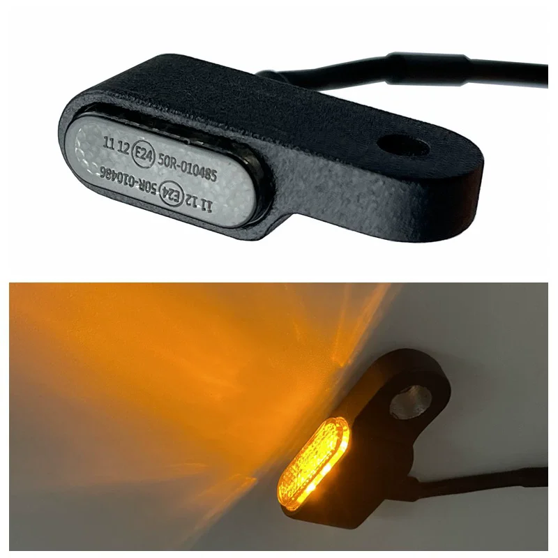 3leds Motorcycle Mini LED Turn Signal Lights Handlebar Blinker Indicators flashing Lamps for honda yamaha kawasaki cafe racer