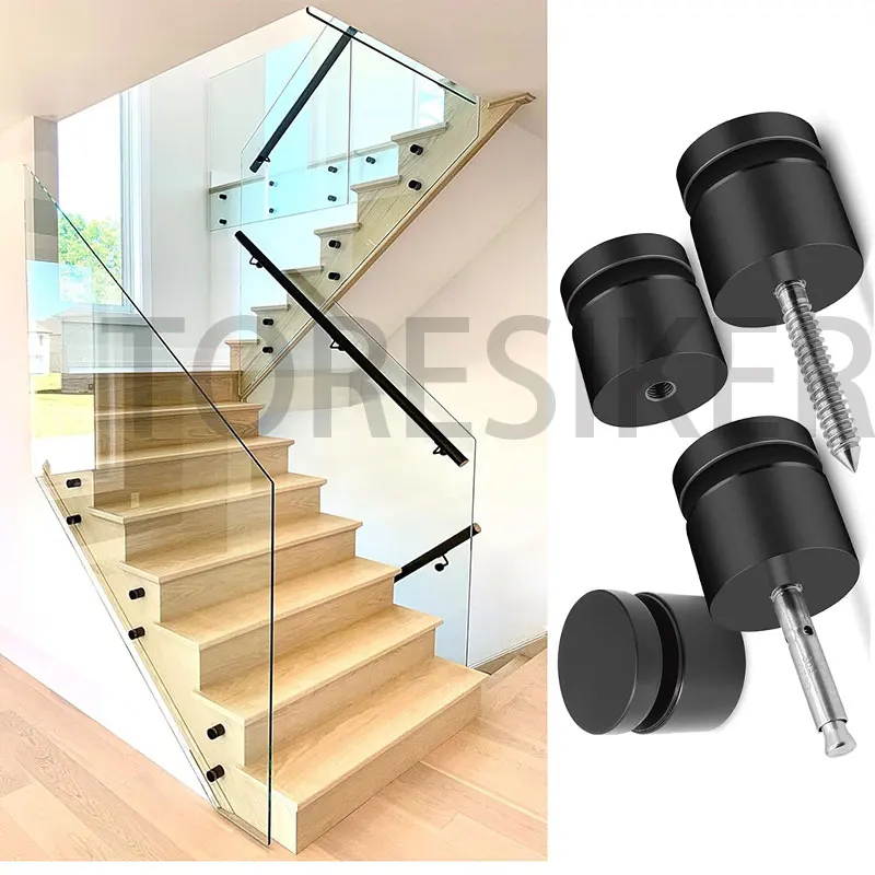 Glass Railing Standoff,  304 316 Stainless Steel Heavy Duty Glass Railing Hardware, Glass Pin for Balcony, Balustrade, Stair,