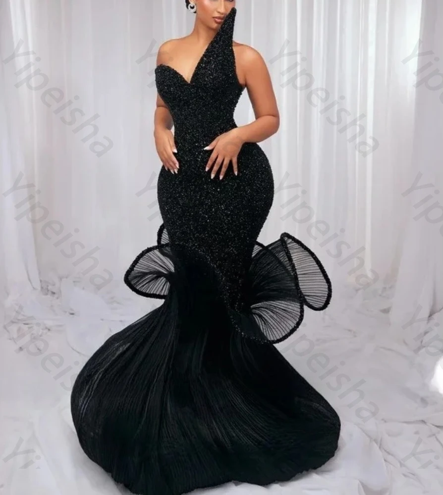 Maßgeschneiderte luxuriöse schulterfreie ärmellose Abendkleider, elegantes Promi-Kleid, exquisite hochwertige Ballkleider