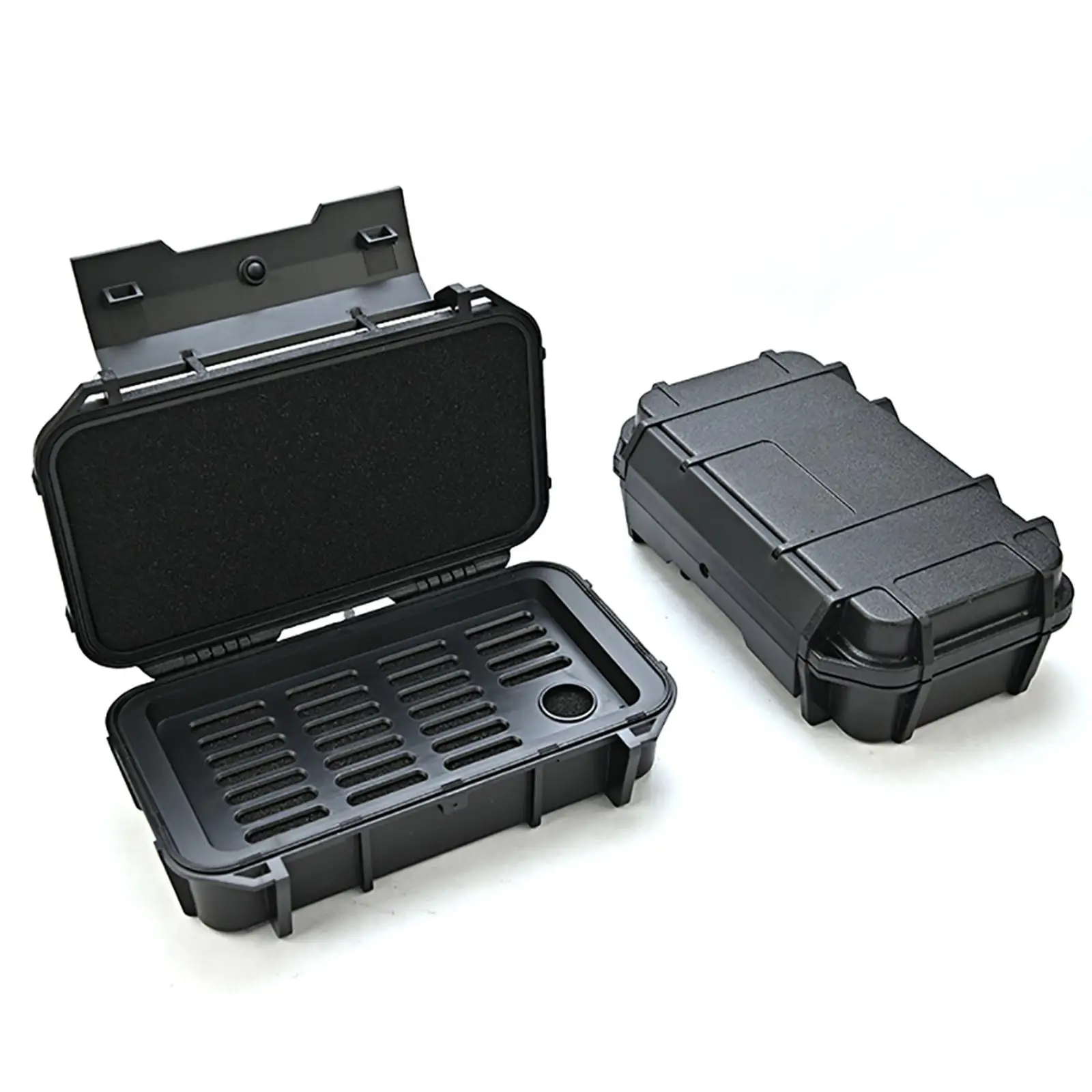 ABS Plastic Tool Storage Bin Water Resistant Hard Case Portable Protective Box for Hand Tools Instruments Small Devices