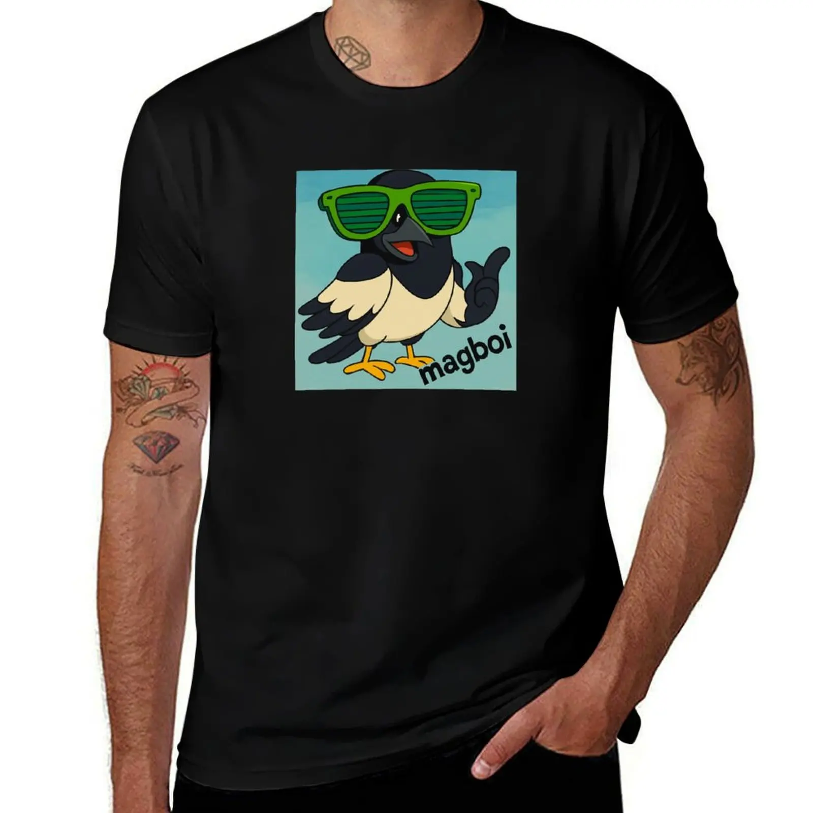 

Magboi T-Shirt summer 2025 cotton graphic tees oversized mens graphic t-shirts big and tall